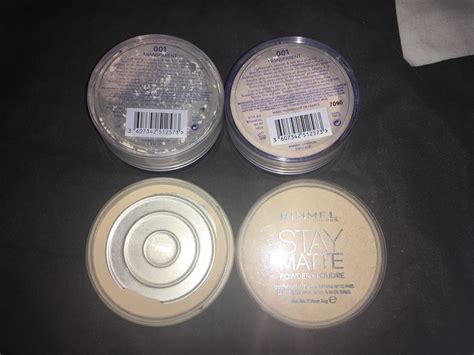 Panned Rimmel Stay Matte Powder And Rimmel Match Perfection Loose