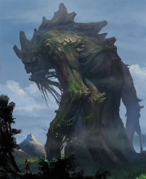 Forest Elemental Fantasy Artist Fantasy Creatures Creature Concept Art