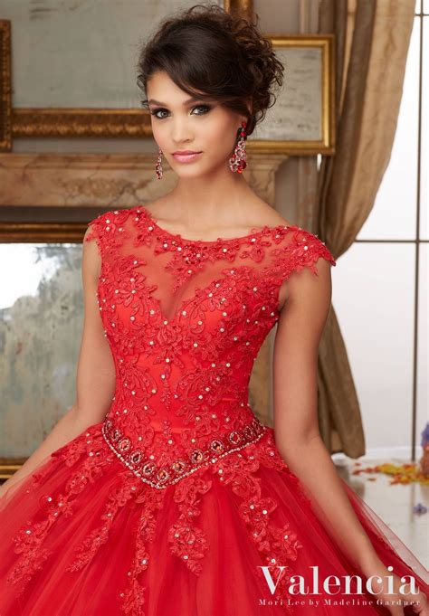 Tulle Ball Gown Quinceanera Dress Morilee