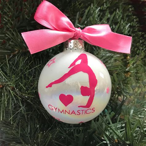 Personalized Gymnastics Christmas Ornament Etsy