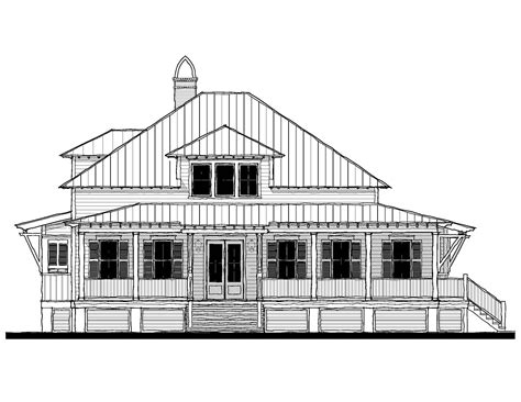 Oak Island Retreat 17309 House Plan 17309 Design From Allison