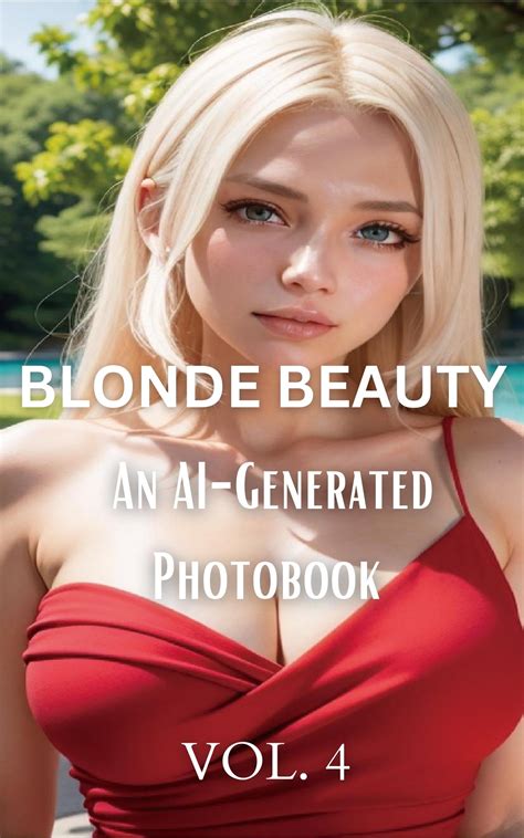 Blonde Beauty An AI Generated Photobook Vol Experience The Mesmerizing Charm Of Nude Sexy