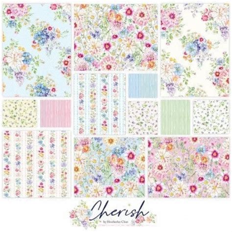Cherish By Heatherlee Chan For Clothworks Quilters Etsy