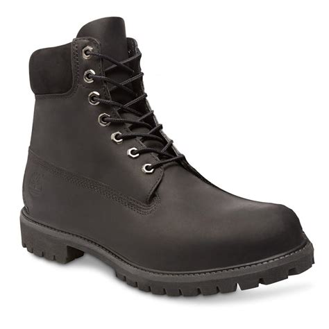 Looking for a good deal on timberland boots? Timberland Timberland EK 6 Inch Premium Leather Black (SC ...