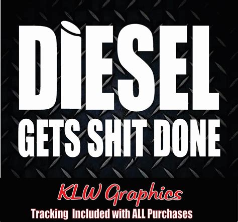 Diesel Gets Vinyl Decal Sticker Turbo Diesel Truck Custom 2500 Klwgraphics In 2020 Vinyl