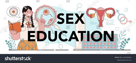 Sex Education Typographic Header Sexual Health Stock Vector Royalty Free 2167900003 Shutterstock