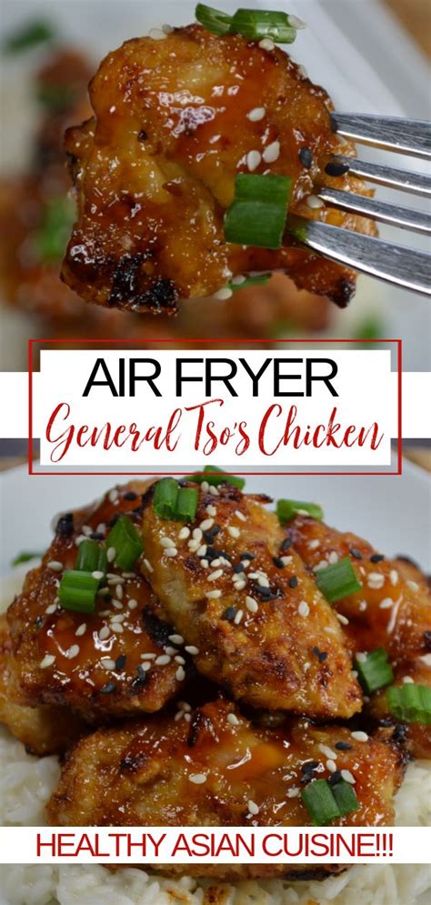 air fryer general tso s chicken general tso chicken easy asian dishes air fryer dinner recipes