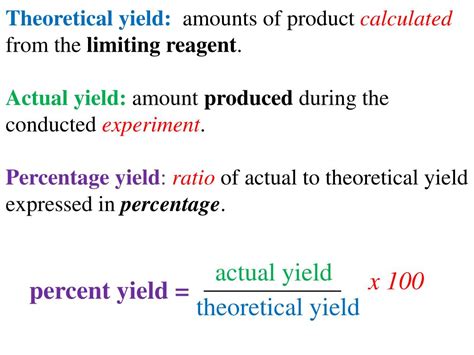 Ppt Percentage Yield Powerpoint Presentation Free Download Id4853185