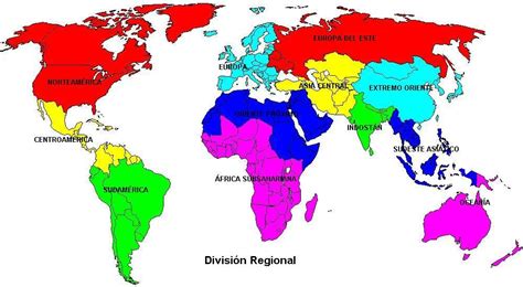Geografía Política División Regional