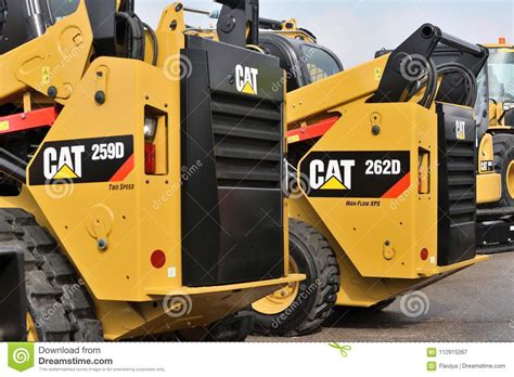 Caterpillar Heavy Duty Equipment Vehicle And Logo Editorial Photography