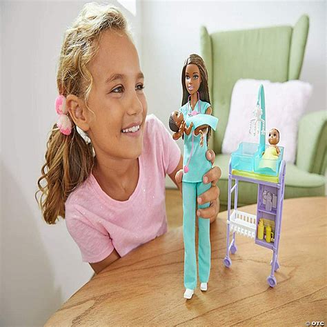 Barbie™ Baby Doctor Playset With Brunette Doll 2 Infant Dolls Exam