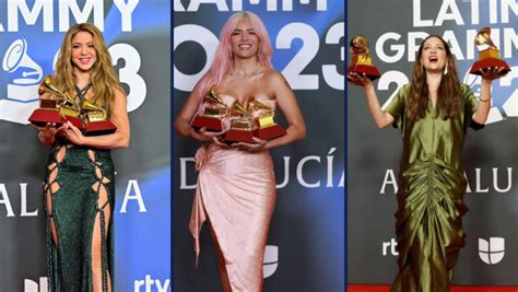 Shakira Y Karol G Arrasan En Los Latin Grammy
