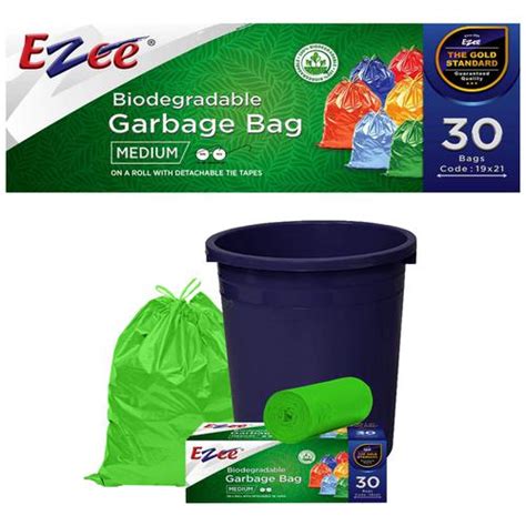 Buy Ezee Bio Degradable Garbage Bagstrash Bagsdustbin Bags 48 Cm X