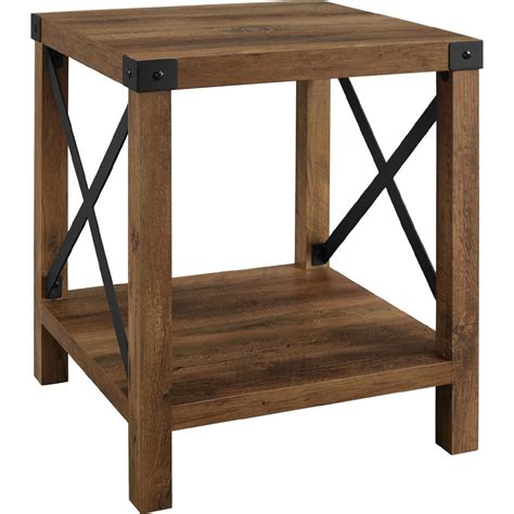 Perfect Your Bedroom With Our Urban Industrial Side Table Featuring A