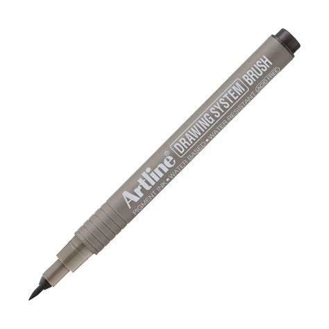 Artline Drawing System Brush Black Sanat Marketim