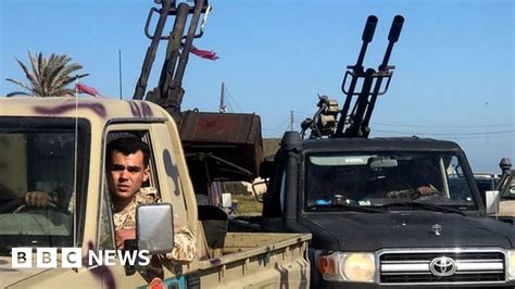 Libya Crisis Fighting Flares On Outskirts Of Tripoli Bbc News
