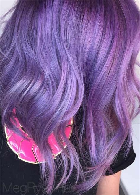 Lovely Purple And Lavender Hair Colors In Balayage And Ombre Lavender