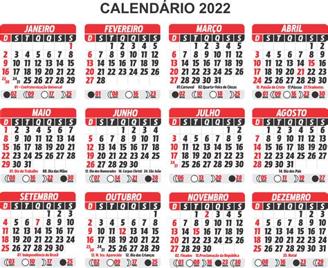 Base Calendário 2022 Imagem Legal