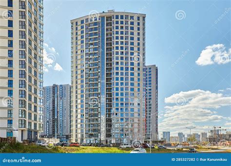 Modern Apartment Buildings In Minsk Belarus In Summer 2023 Editorial