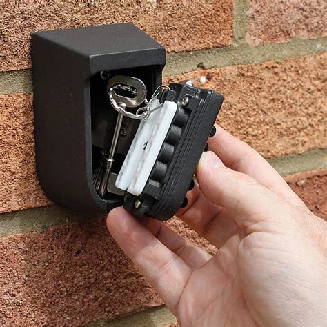 Wall Mounted Push Button Key Safe High Security Home Combination Lock