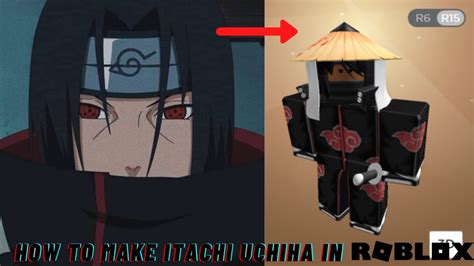 Roblox Outfit How To Make Itachi Uchiha Naruto Youtube Otosection