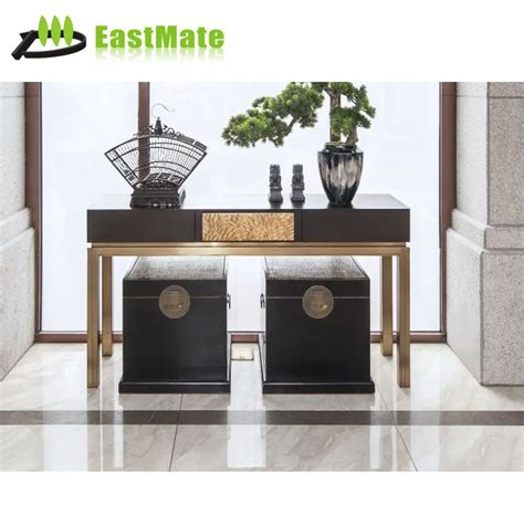 Wholesale Contemporary Wall Table Console Gold Leaf Gilding Design