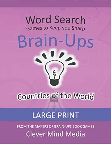 Brain Ups Large Print Word Search Games To Keep You Sharp Countries