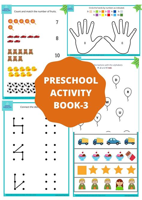 Free Printable Preschool Activity Book Worksheets Preschool