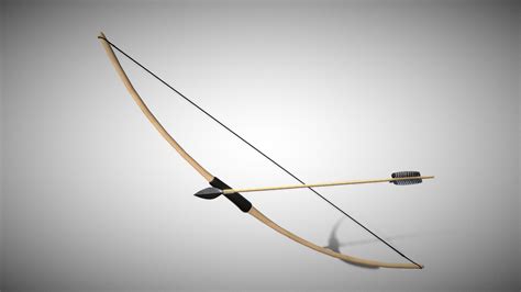 Bow And Arrow Buy Royalty Free 3d Model By Pieter Ferreira