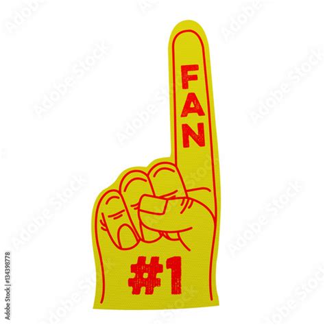 Number 1 Fan Glove Stock Photo And Royalty Free Images On