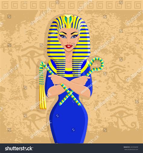 Cleopatra Queen Egypt Pharaoh 库存矢量图（免版税）242326699 Shutterstock
