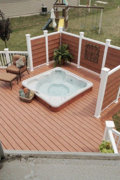 The springtime is finally here. DIY Hot Tub Privacy: 25+ Inspiring Designs That You Can ...