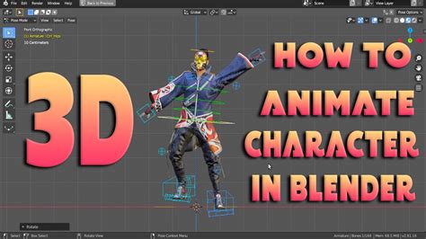 How To Animate 3d Character In Blender 3d Character Animation