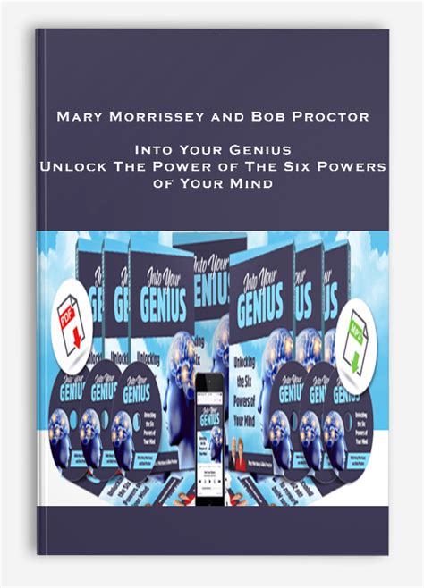 Mary Morrissey And Bob Proctor Into Your Genius Unlock The Power Of