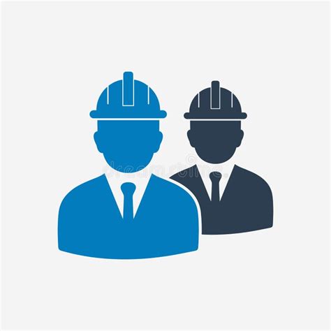 Civil Engineer Team Icon Stock Vector Illustration Of Helmet 180563822