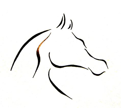 Arabian Horse Head Silhouette At Getdrawings Free Download