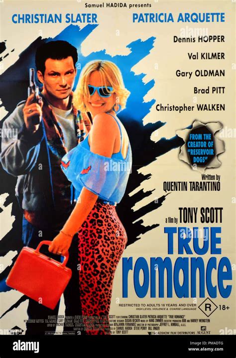 True Romance Us Poster 1993 Roadshow Films Christian Slater