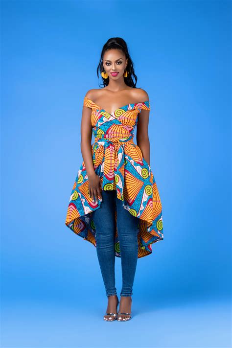 Jossy African Print Top | African print tops, African clothing styles, African fashion designers
