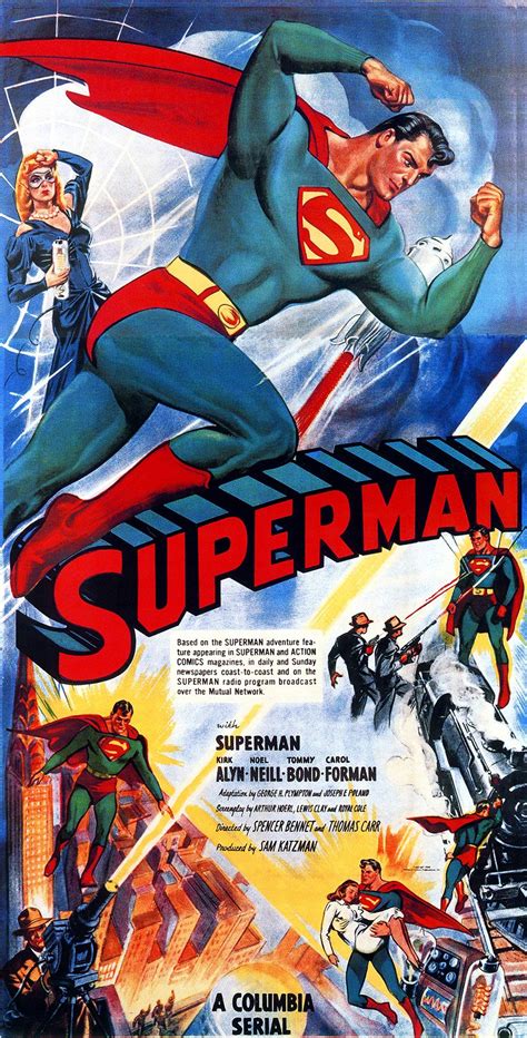Poster From Superman 1948 Superman Comic Superman Movies