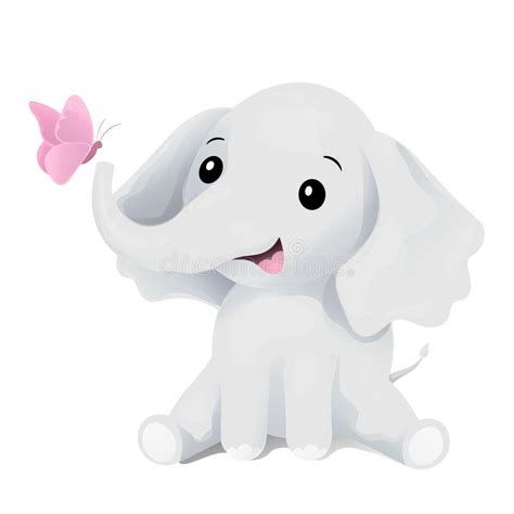 Pink Elephant Baby Elephant Stock Illustrations 4023 Pink Elephant