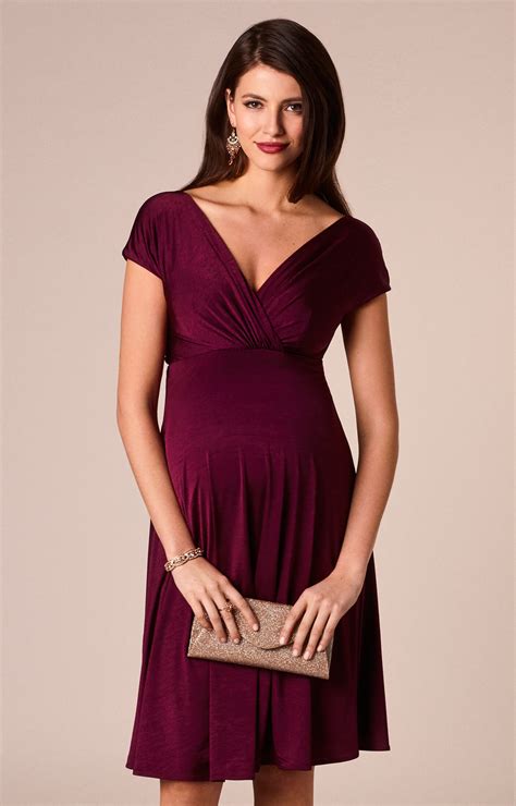 Alessandra Maternity Dress Short Berry Maternity Wedding Dresses Evening Wear And Party