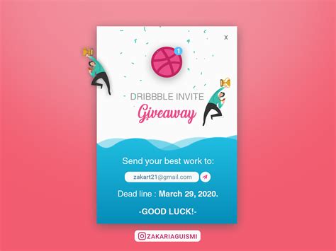 Dribbble Invite By Zakaria Guismi On Dribbble