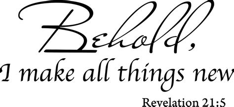 Behold I Make All Things New Revelation 21 5 Printable Wall Etsy