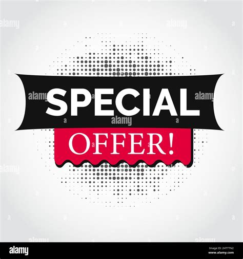 Special Offer Template Vector Editable Illustration Stock Vector Image