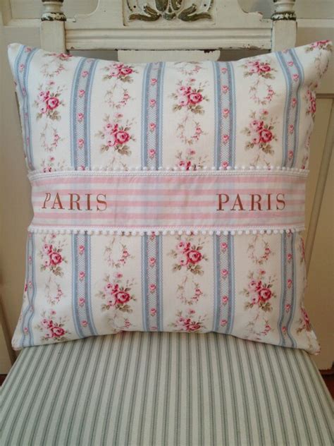 French Country Pillow Shabby Chic Paris Apartment Pillow