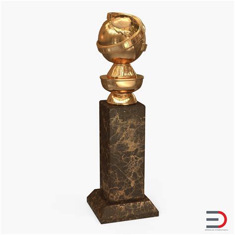 3d Golden Globe Award Golden Globe Award Acrylic Trophy Trophy Design