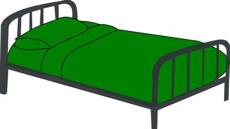 Bed Green Clip Art At Vector Clip Art Online Royalty Free