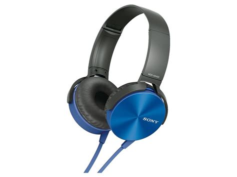 Sony Mdr Xb450 On Ear Extra Bass Headphones Blue Quickart