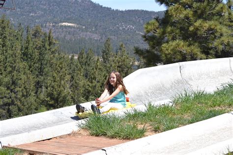 Alpine Slide At Magic Mountain Big Bear California