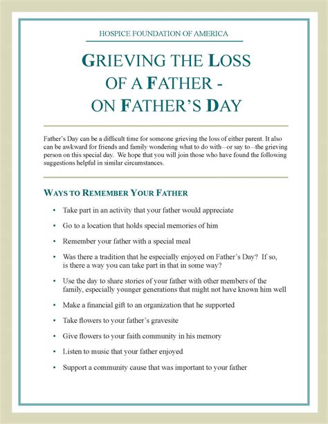 Tips For Grieving The Loss Of A Father On Fathers Day